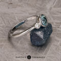 The "Naiad" in 14k white gold with 0.87-Carat Montana Sapphire