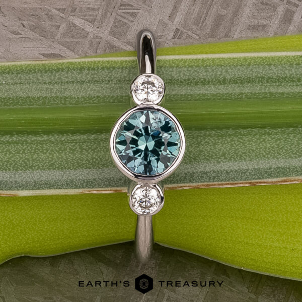 The "Naiad" in 14k white gold with 0.87-Carat Montana Sapphire The "Naiad" in 14k white gold with 0.87-Carat Montana Sapphire