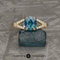 The "Calliope" ring in 14k yellow gold with 1.53-Carat Montana Sapphire