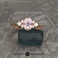 The Bypass “Sappho” in 14k rose gold with 1.06-Carat Unheated Tanzanite (Zoisite)