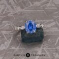 The "Clemencia" in 14k white gold with 2.20-Carat Ceylon Sapphire