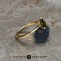 The “Clarice” in 18k yellow gold with 1.31-Carat Australian Sapphire