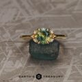 The “Hazel” ring in 14k yellow gold with 1.76-Carat Australian Sapphire