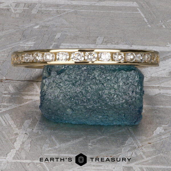 The Classic Channel Diamond Band in 14k yellow gold The Classic Channel Diamond Band in 14k yellow gold