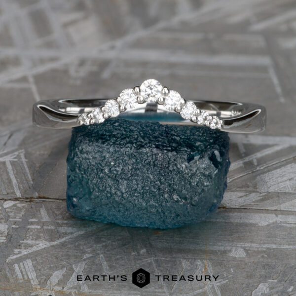 The "Rhine" band in 14k white gold The "Rhine" band in 14k white gold