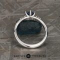 The "Halley" ring in 18k white gold with 0.91-carat Montana sapphire