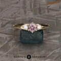 The "Halley" Ring in 14k yellow gold with 0.80-Carat Songea Sapphire