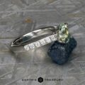 The Deluxe Pave "Aquila" ring in platinum with 2.24-carat Montana sapphire