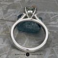The Deluxe Pave "Aquila" ring in platinum with 2.24-carat Montana sapphire