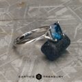 The "Phoebe" in 14k white gold with 2.24-carat Montana sapphire