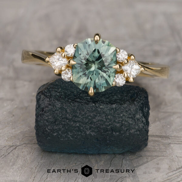 The Bypass “Sappho” Ring in 18k yellow gold with 1.24-Carat Montana Sapphire The Bypass “Sappho” Ring in 18k yellow gold with 1.24-Carat Montana Sapphire