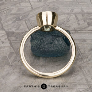 The "Deirdre" ring in 14k yellow gold with 2.01-carat Montana sapphire
