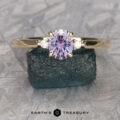 The "Eloise" ring in 14k yellow gold with 0.80-carat Montana sapphire