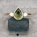 The "Evadne" ring in 14k yellow gold with 1.08-Carat Australian Sapphire