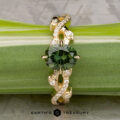 The "Laurel" ring in 14K yellow gold with 1.64-carat Australian sapphire