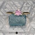 The "Thalia" ring in 14K yellow gold with 0.65-carat Montana sapphire