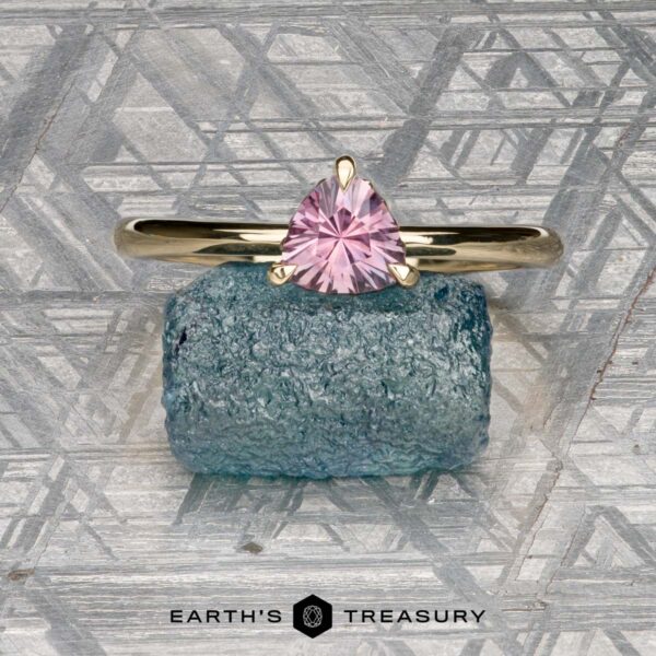 The "Thalia" ring in 14K yellow gold with 0.65-carat Montana sapphire The "Thalia" ring in 14K yellow gold with 0.65-carat Montana sapphire