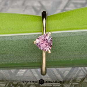 The "Thalia" ring in 14K yellow gold with 0.65-carat Montana sapphire