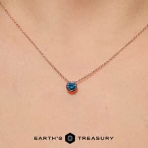 The "Shimmer" necklace, 4.5mm, in 14k rose gold