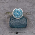 The "Niobe" ring in Platinum with 2.23-Carat Montana Sapphire