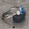 The "Evelyn" ring in Platinum with 1.82-carat Montana sapphire
