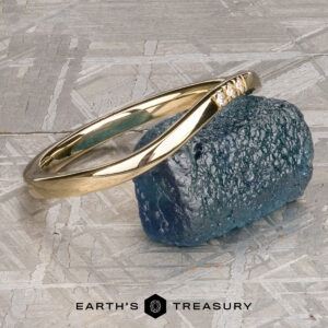 The "Calliope" band in 14k yellow gold