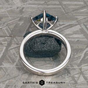 The Classic Channel-Set "Kira" Ring in 14k white gold with 2.93-carat Montana sapphire