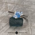 The “Nebula” in 14k white gold with 1.02-Carat Montana Sapphire