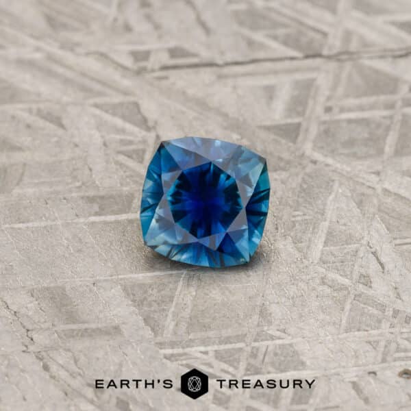 1.57-Carat Royal Blue-Blue Particolored Montana Sapphire (Heated