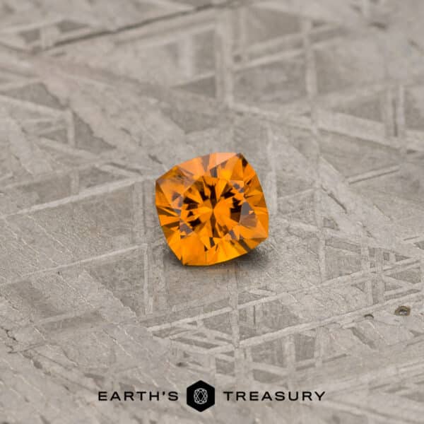 0.89-Carat Deep Orange Montana Sapphire (Heated)