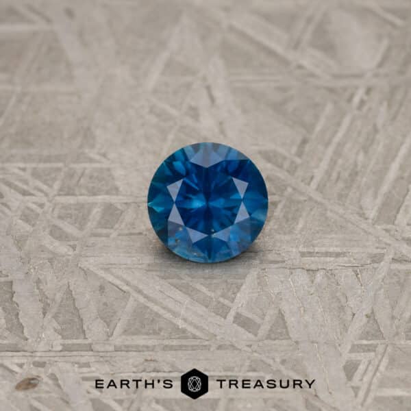 1.25-Carat Rich Velvety Blue Montana Sapphire (Heated)