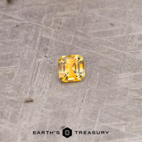 0.50-Carat Golden Yellow Montana Sapphire (Heated)