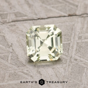 0.62-Carat Pale Yellow Montana Sapphire