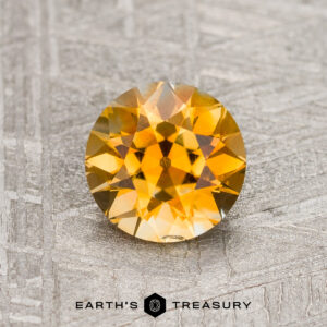 1.08-Carat Orange-Yellow Particolored Montana Sapphire (Heated)