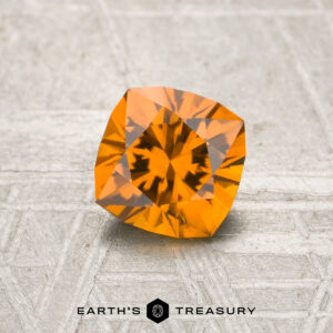0.89-Carat Deep Orange Montana Sapphire (Heated)