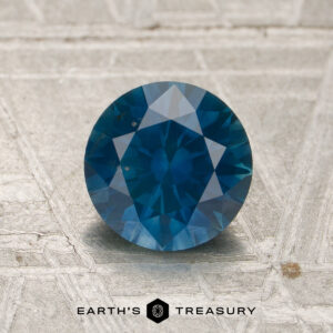 1.25-Carat Rich Velvety Blue Montana Sapphire (Heated)
