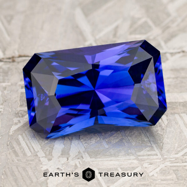 6.63-Carat Deep Blue-Purple Tanzanite
