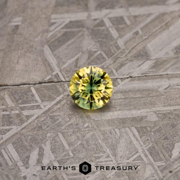 0.83-Carat Yellow-Green Particolored