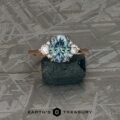 The “Aurelia” Ring in 14k rose gold with 2.58-Carat Montana Sapphire
