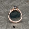 The “Aurelia” Ring in 14k rose gold with 2.58-Carat Montana Sapphire
