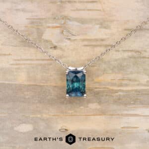 Build Your Own "Zephyr" in 14k white gold with 1.24-Carat Montana Sapphire