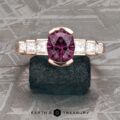 The "Andromeda" ring in 14k rose gold with 1.96-carat garnet