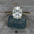 The “Vanessa” Ring in 14k yellow gold with 3.08-Carat Montana Sapphire