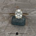The “Vanessa” Ring in 14k yellow gold with 3.08-Carat Montana Sapphire