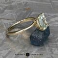 The “Vanessa” Ring in 14k yellow gold with 3.08-Carat Montana Sapphire