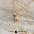 Build Your Own "Willow" Pendant in 14k rose gold with 2.13-carat Montana sapphire