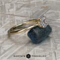 The "Katya" in 14k yellow gold with 1.08-Carat Montana Sapphire