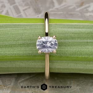 The "Katya" in 14k yellow gold with 1.08-Carat Montana Sapphire