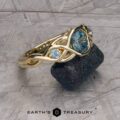 The "Isolde" in 14k yellow gold with 1.01-carat Montana sapphire