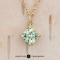 The BYO "Twyg" Pendant in 14k yellow gold with 0.61-Carat Kornerupine